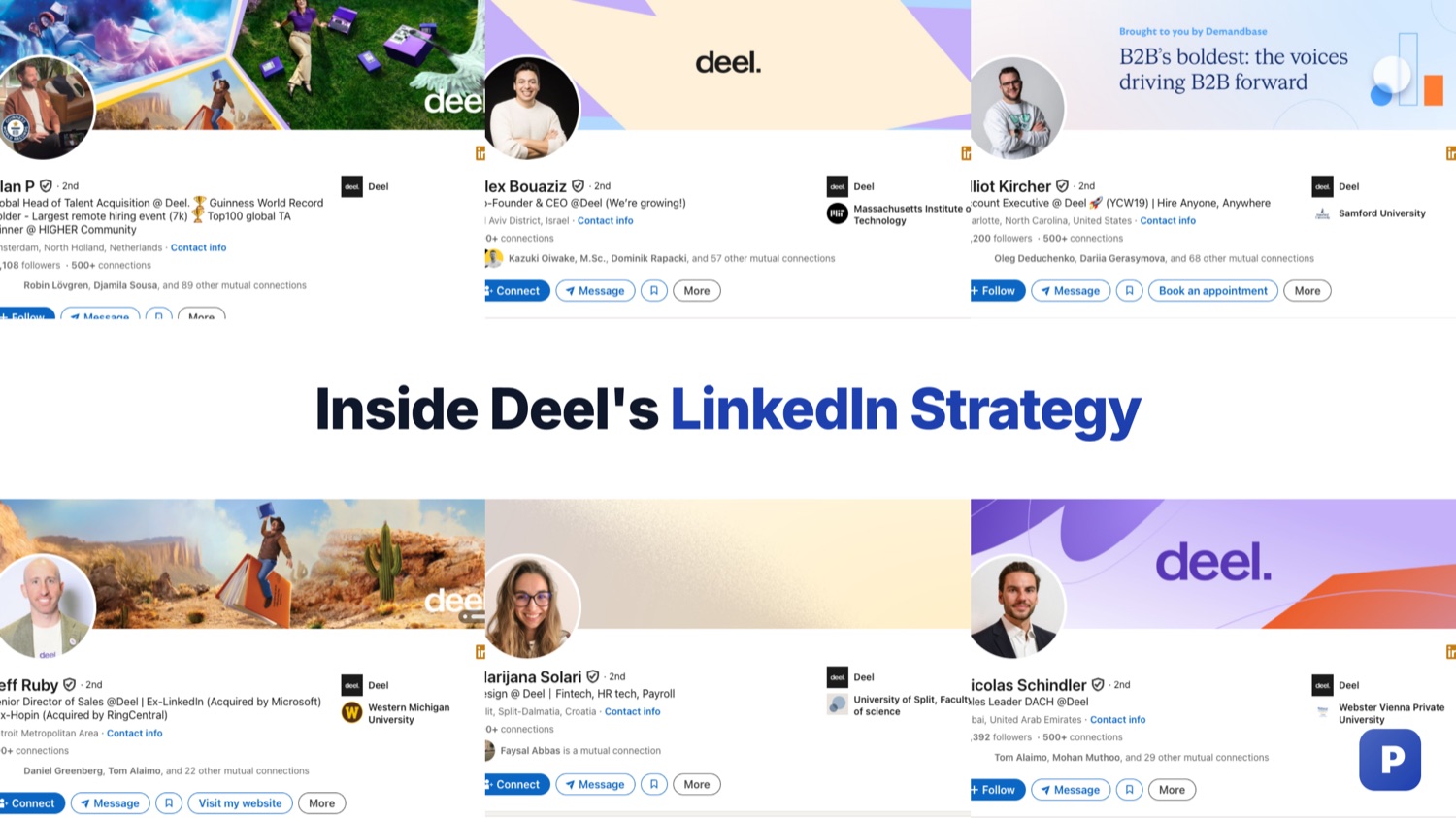 Deel LinkedIn breakdown