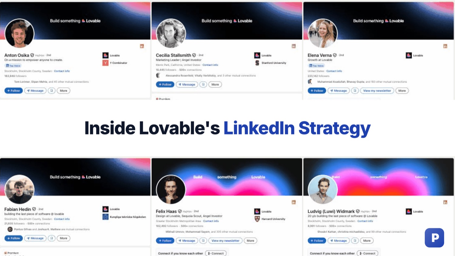Lovable LinkedIn breakdown
